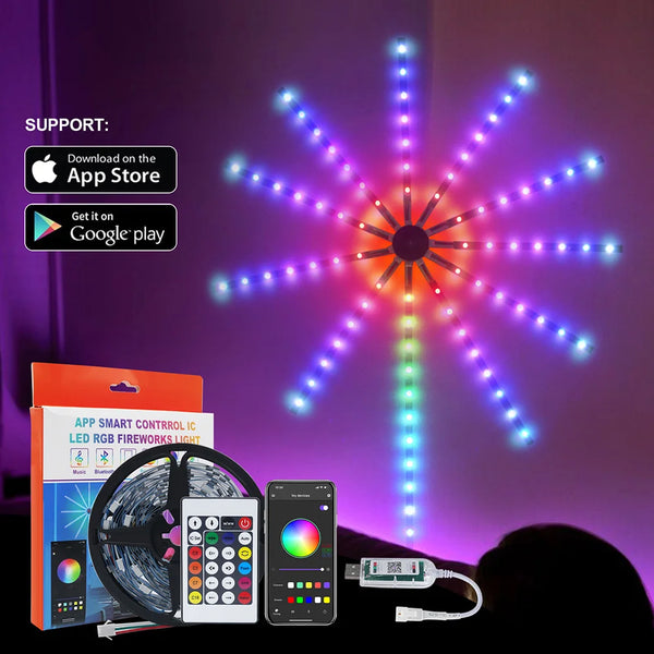 Smart Fireworks Outdoor LED Lights